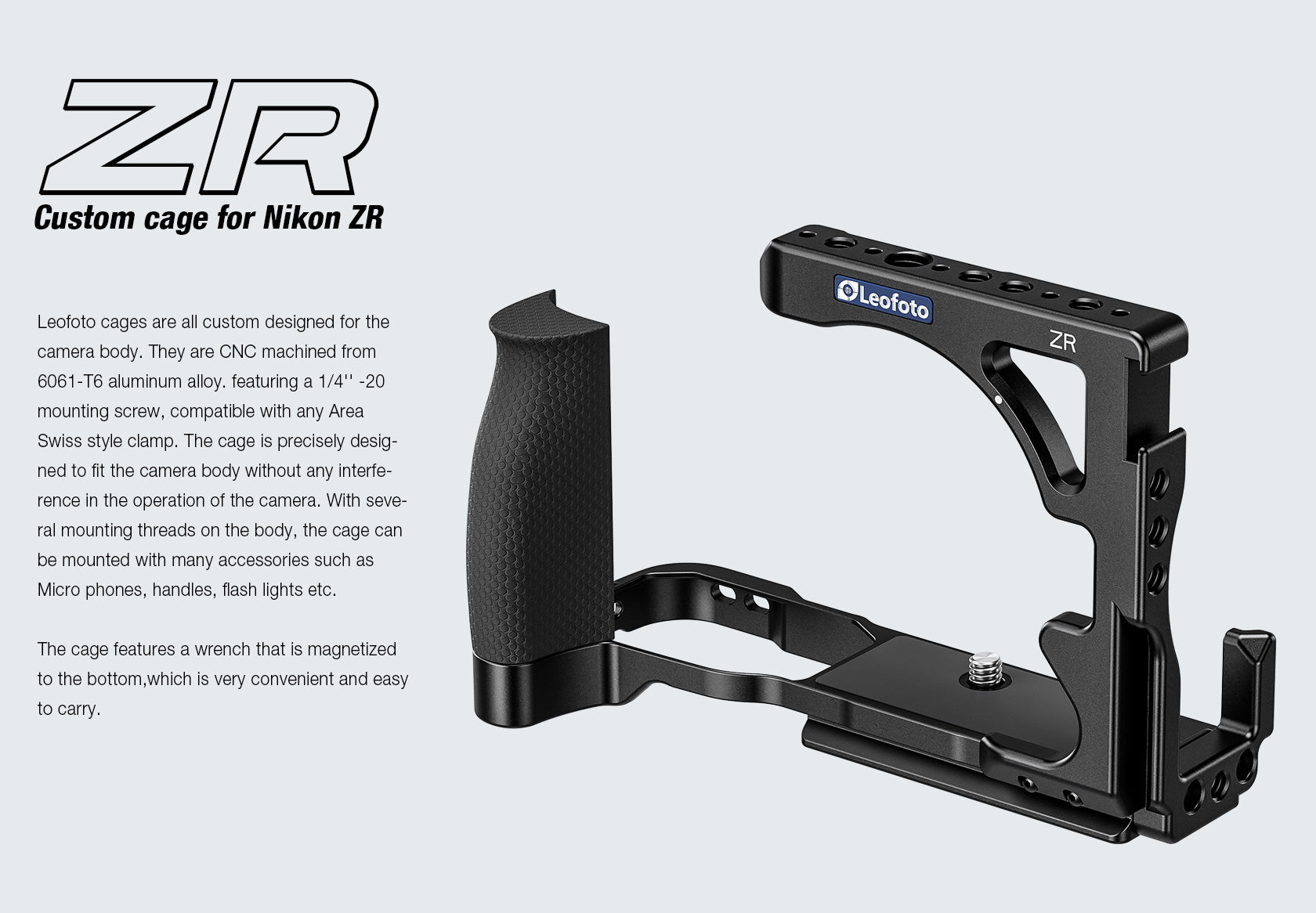 Leofoto ZR Custom Cage for Nikon ZR