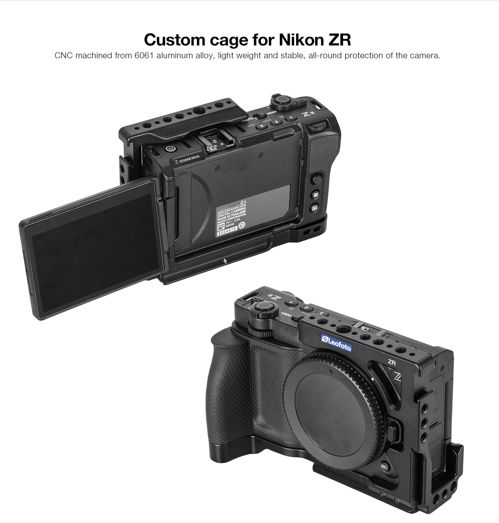 Leofoto ZR Custom Cage for Nikon ZR