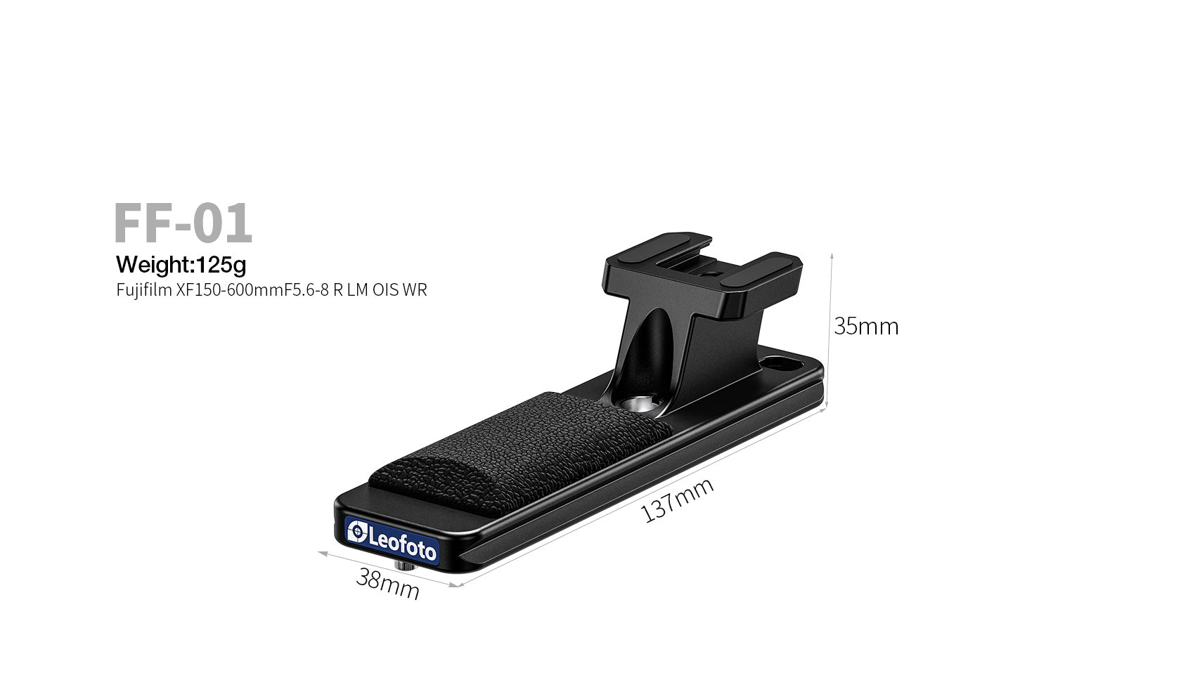 Leofoto FF-01 Replacement Foot for Fujifilm XF 150-600mm / 500mm & GF 500mm Lenses