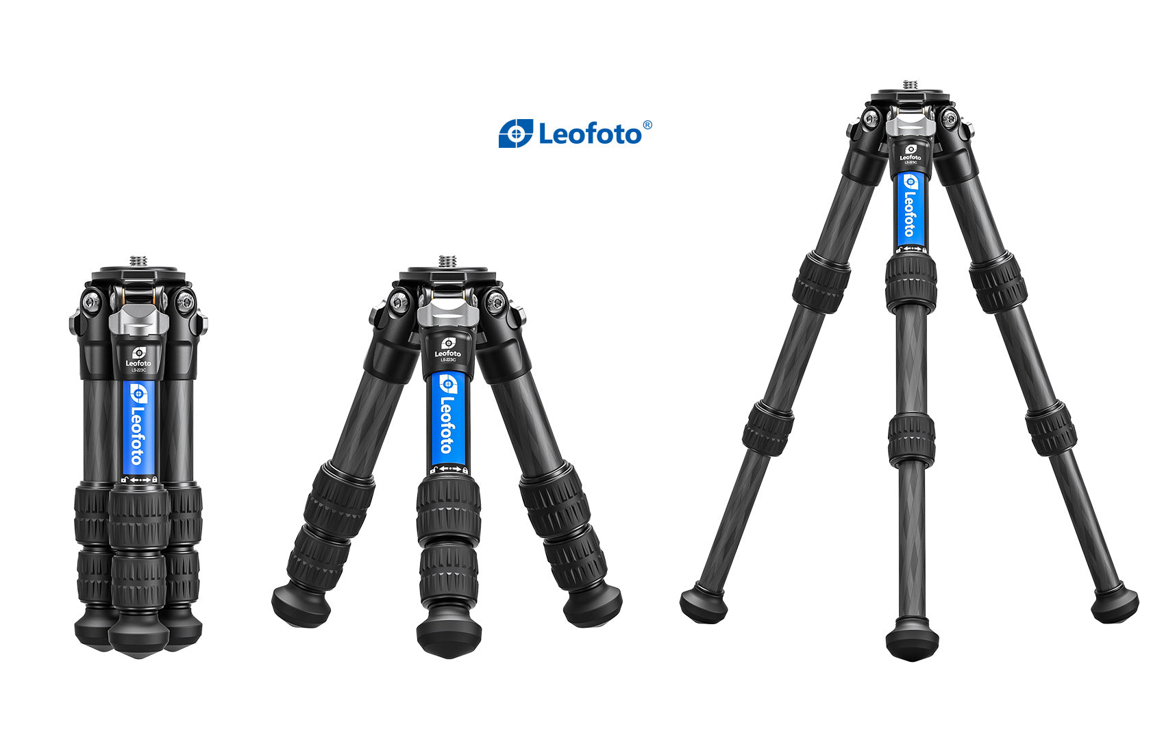 Leofoto LS-223C Tripod + EB-36 Ball Head Mini Professional Light Weight Carbon Fiber Tripod Kit