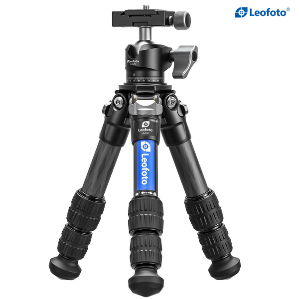 【新品】Leofoto LS-223C+LH-25R Leofoto LS-223C Tripod + LH-25 Ball Head Mini Professional Light Weigh