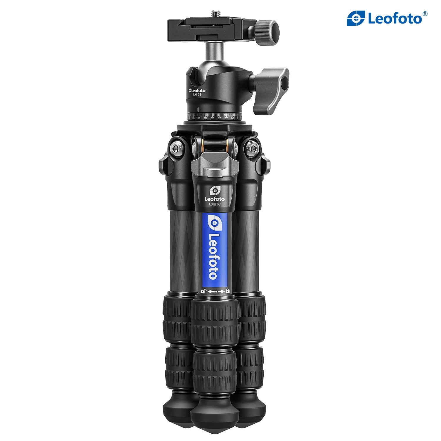 leoleo3  Leofoto LS-223C Tripod + LH-25 Ball Head Mini Professional Light Weigh