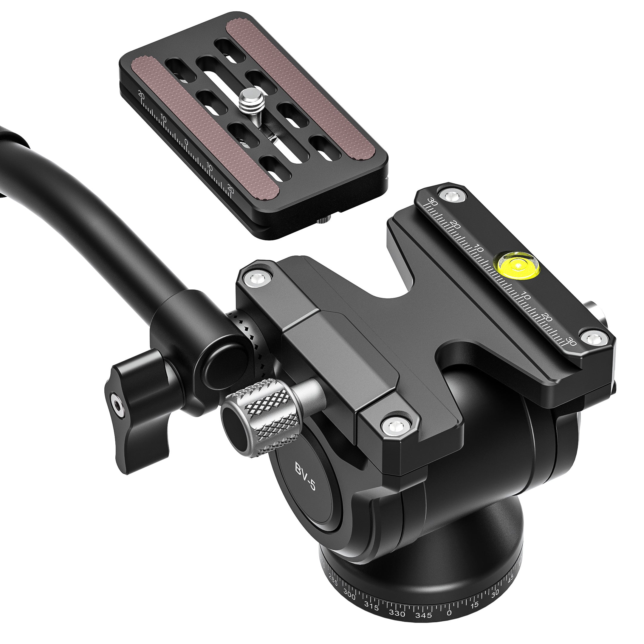 Leofoto LX-254CT+BV-5B Reversible Travel Tripod + Bino Fluid Head Kit