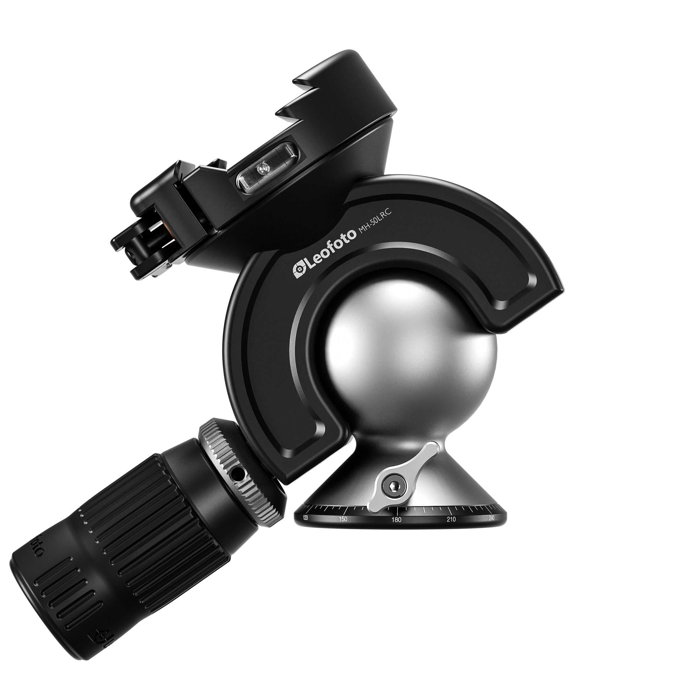 Leofoto MH-LRC Lever-Release Hybrid Clamp Panning Dynamic Head /w Handlebar Control | Arca + Pictatinny Compatible