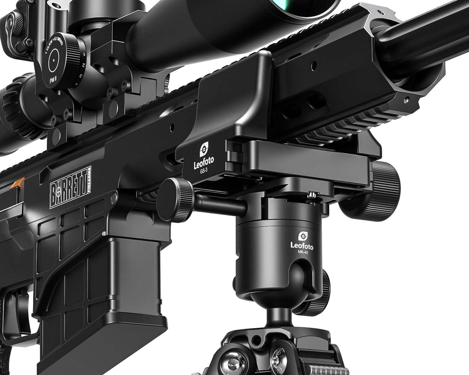 Leofoto SA-X+MK-40X+GS-3 Outdoors Tripod with Ball Head and Clamp Set