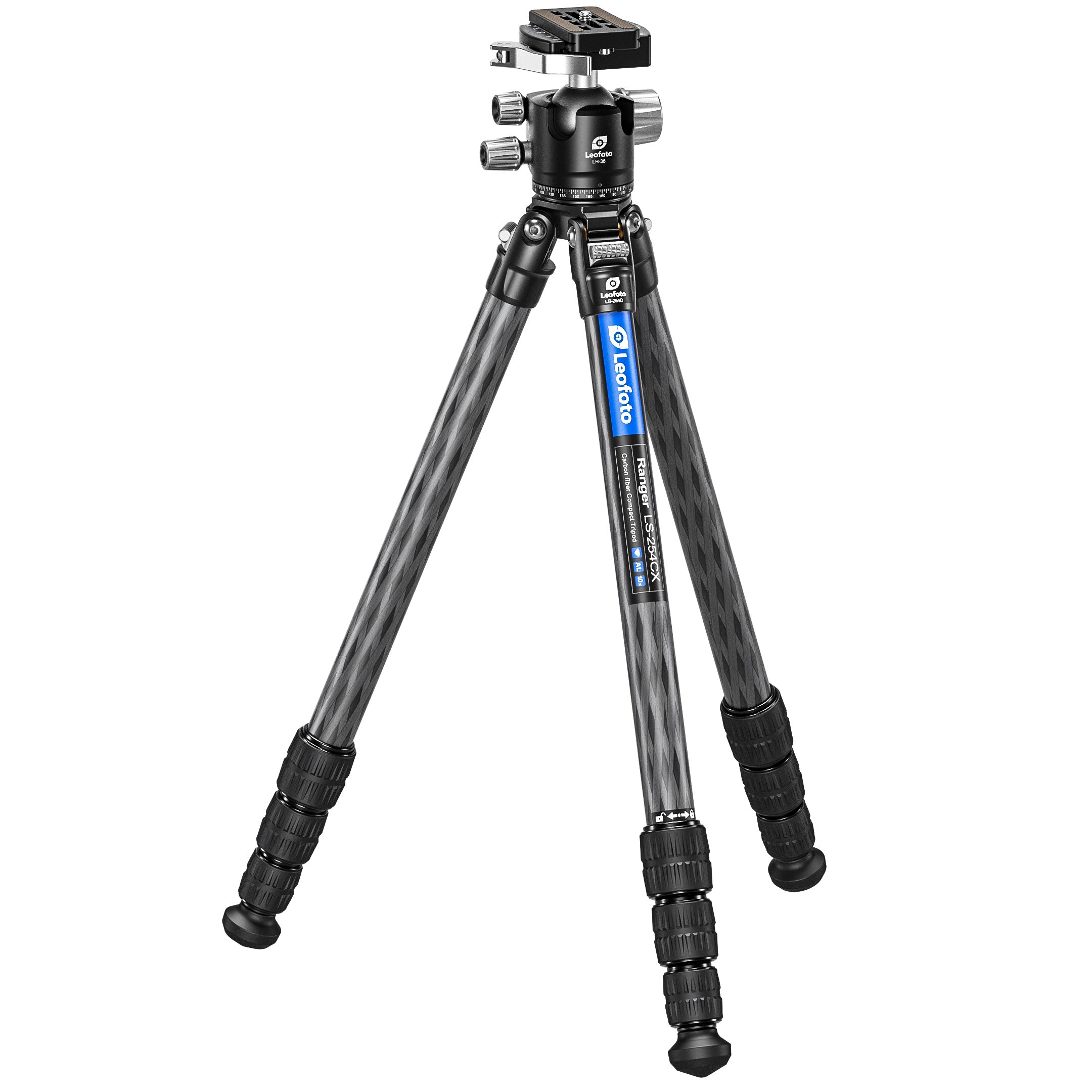 Leofoto LS-254C X Version Ranger Series Tripod + Ballhead Set