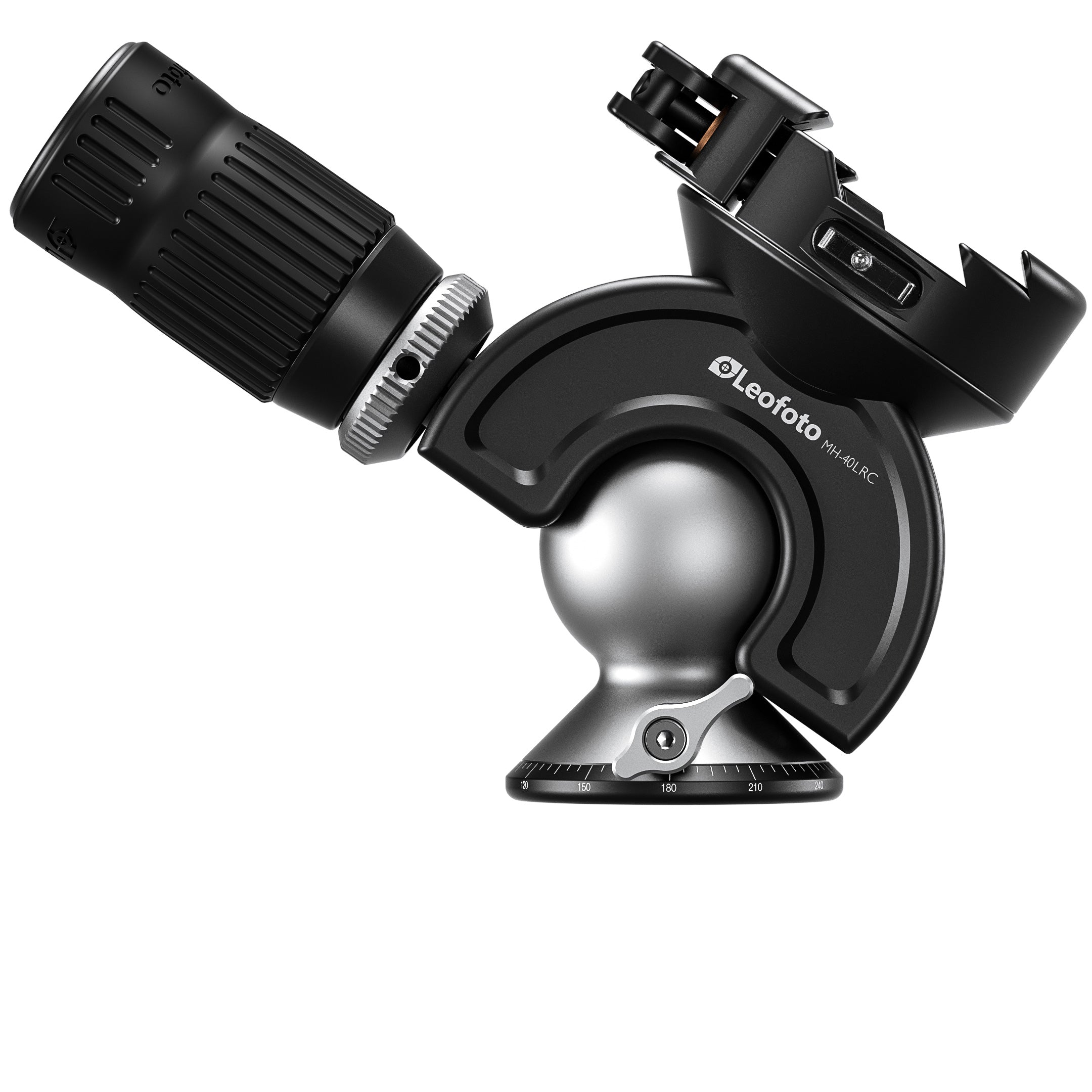 Leofoto MH-LRC Lever-Release Hybrid Clamp Panning Dynamic Head /w Handlebar Control | Arca + Pictatinny Compatible