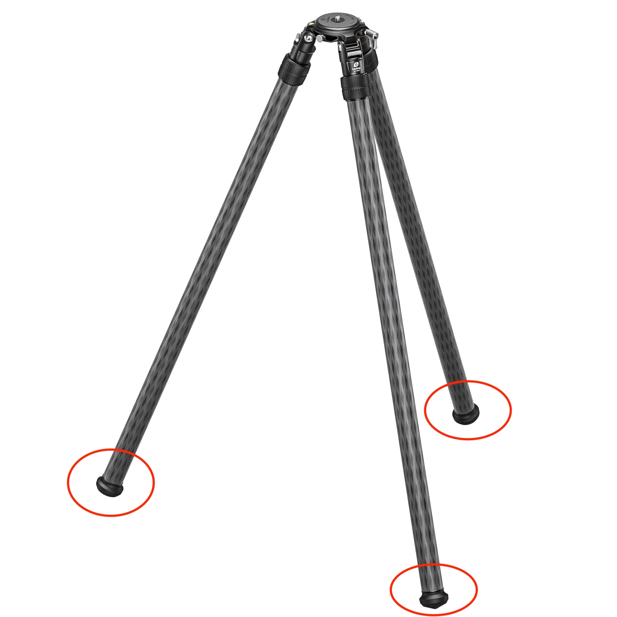 Leofoto LF/LS Rubber Feet for Tripods (Set of 3)