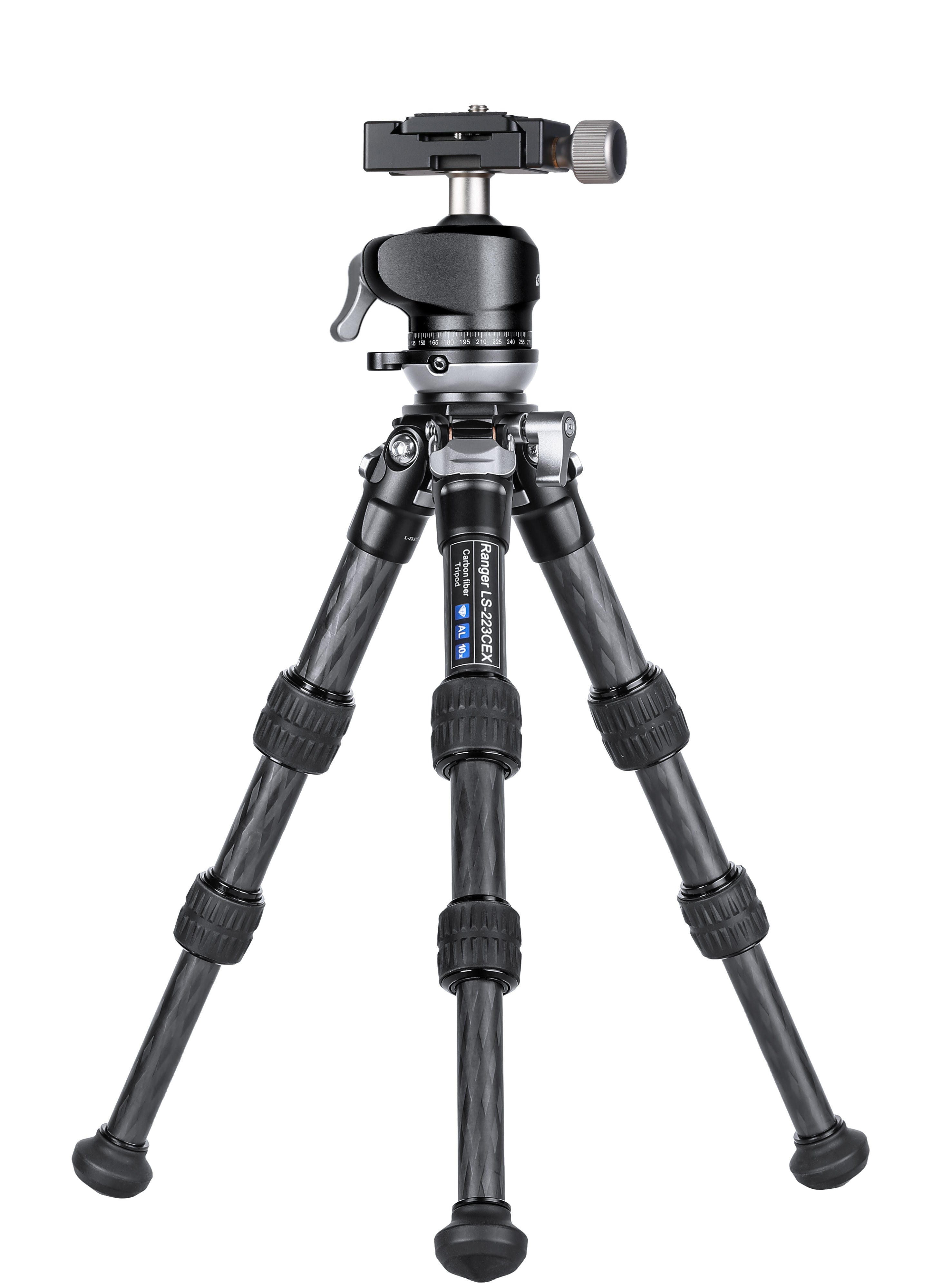 Leofoto LS-223CEX Table/Ground Mini Tripod with Integrated Leveling Ba