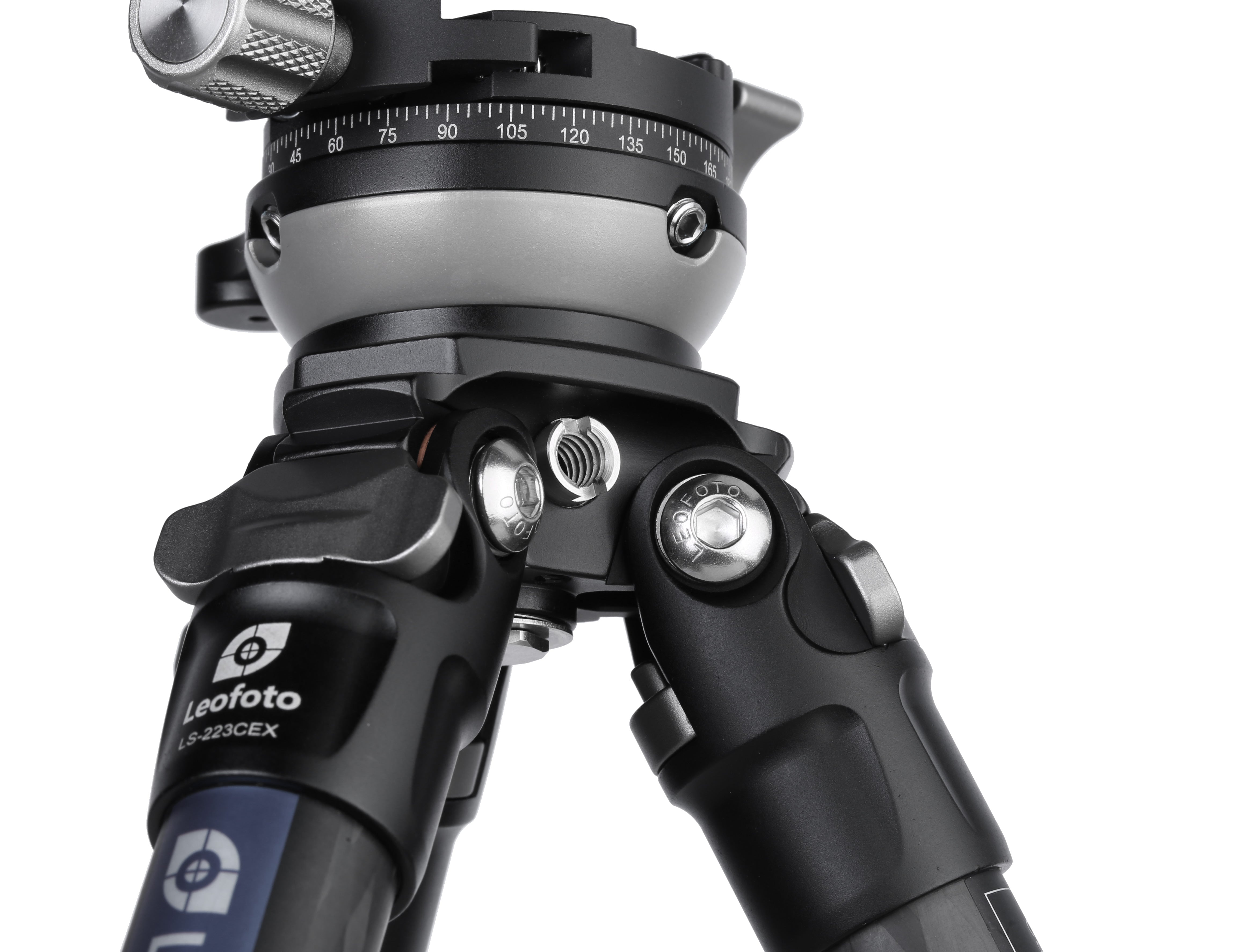Leofoto LS-223CEX Table/Ground Mini Tripod with Integrated Leveling Ba