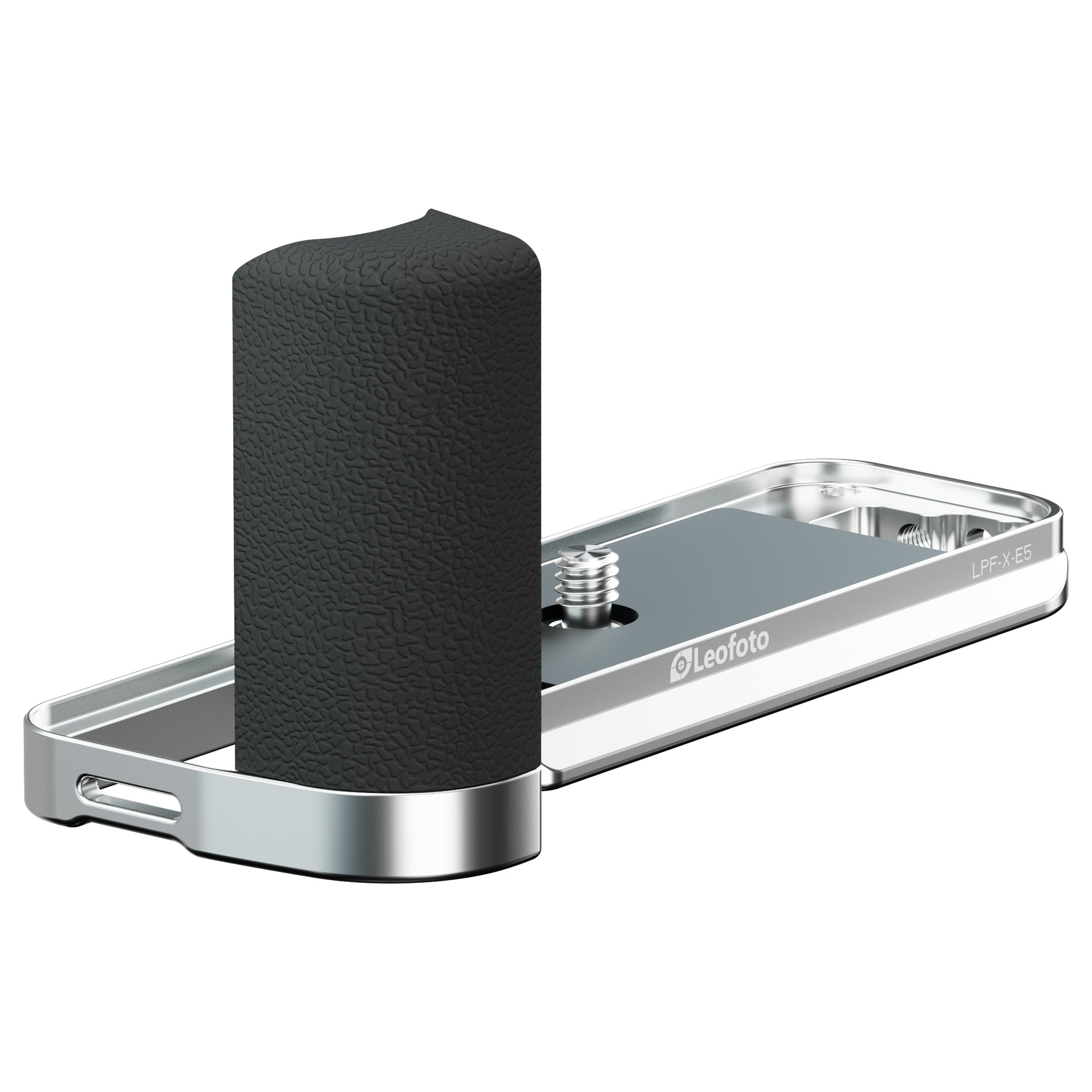 Leofoto LPF-X-E5 L Plate for Fujifilm X-E5 | Arca Compatible (Black/Silver)