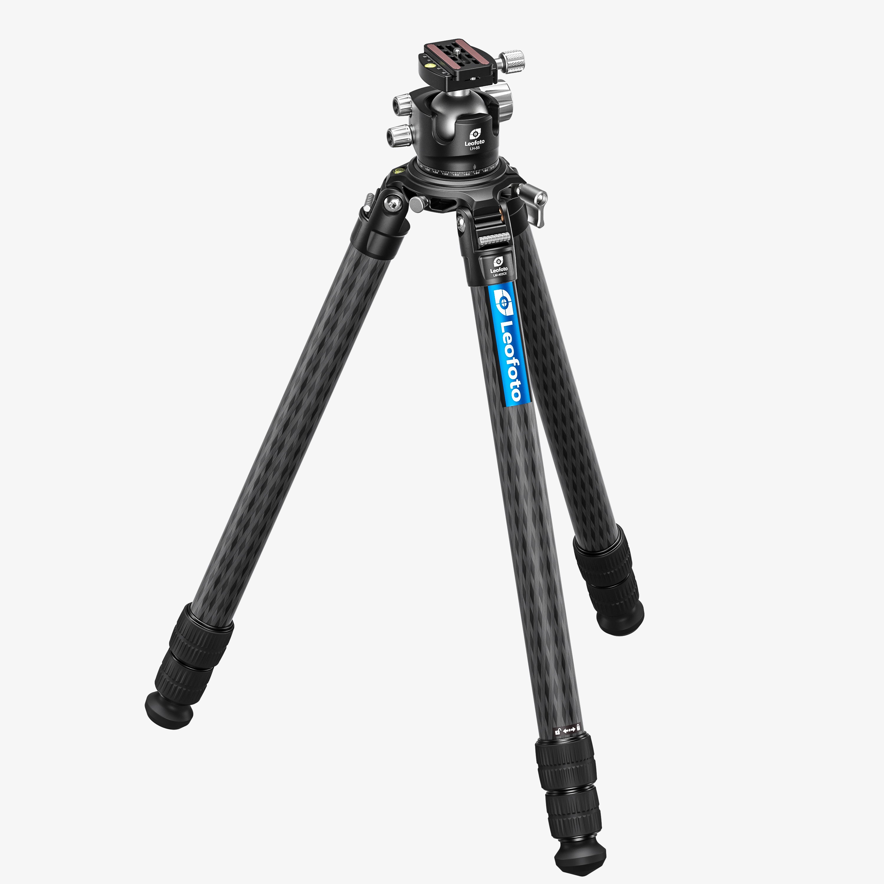 Leofoto LM-403C X Version Tripod with 100mm Bowl+Platform | With LH Ballhead Set