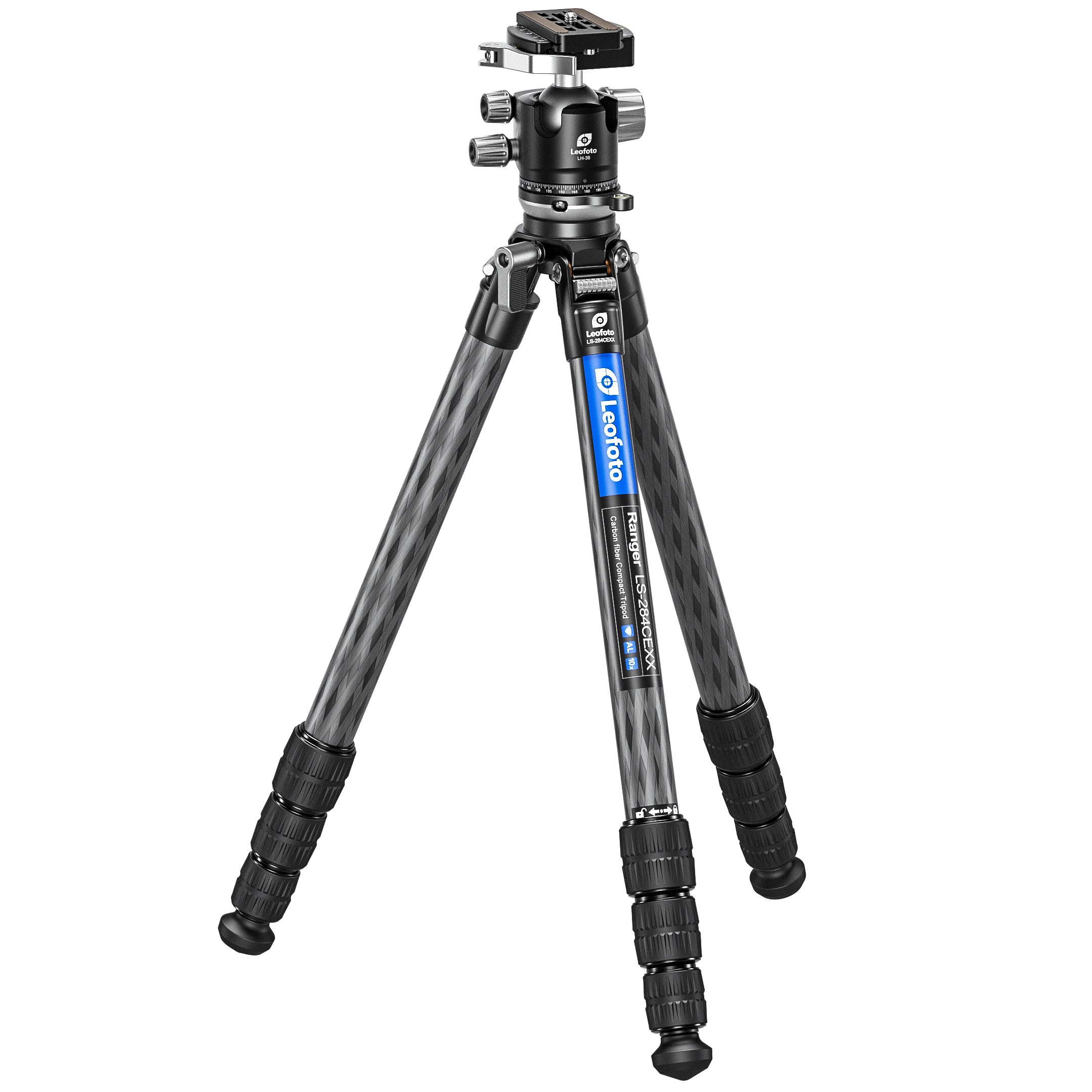 Leofoto LS-284CEXX Tripod with Integrated Leveling Base + Ballhead Set