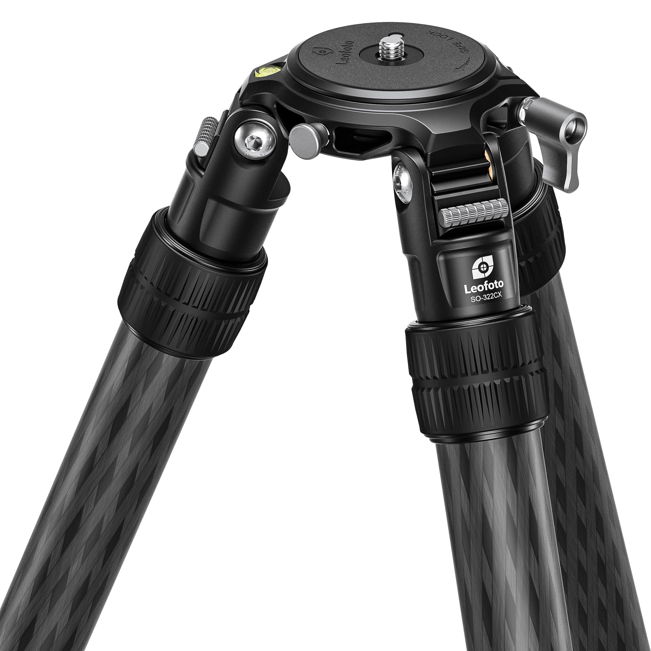 Leofoto SO-322CX Inverted Outdoors Series Carbon Fiber Tripod with 75mm Bowl + Platform