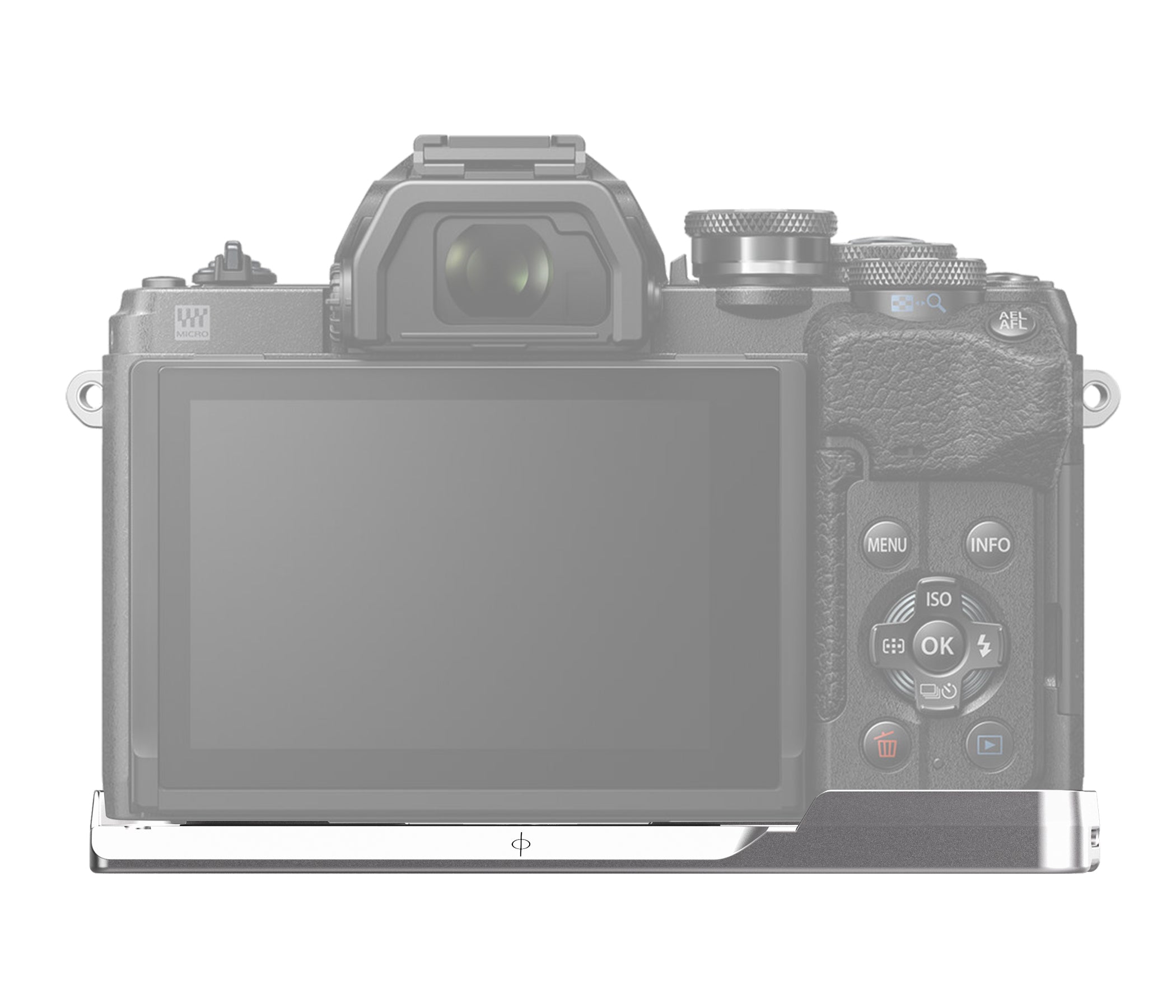 Leofoto LPO-OM-3 L Plate for Olympus OM System OM-3 | Arca Compatible