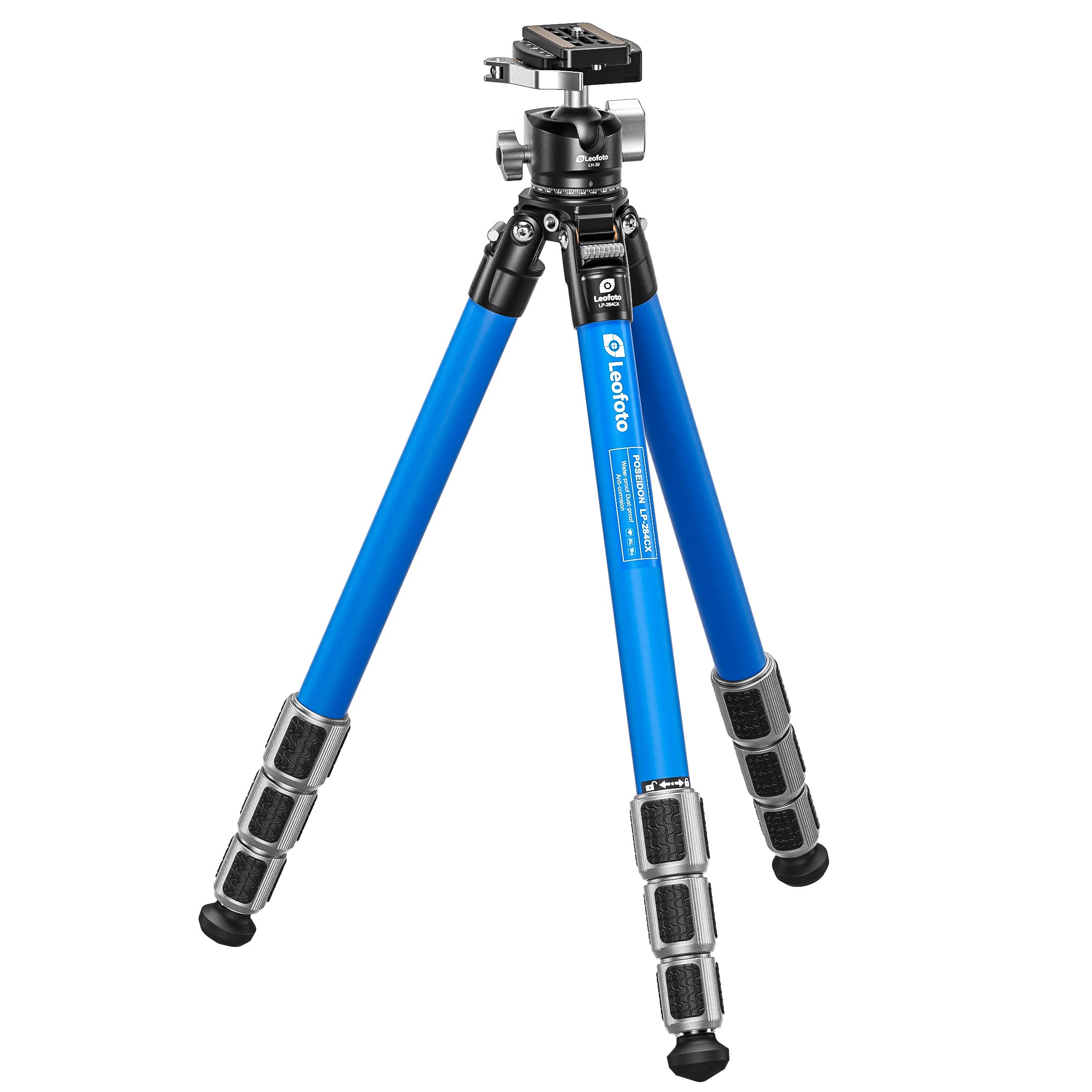 Leofoto LP-284C X Version Poseidon Ocean Tripod+Ballhead Set | Water, Corrosion-Resistant with Titanium Foot Spike