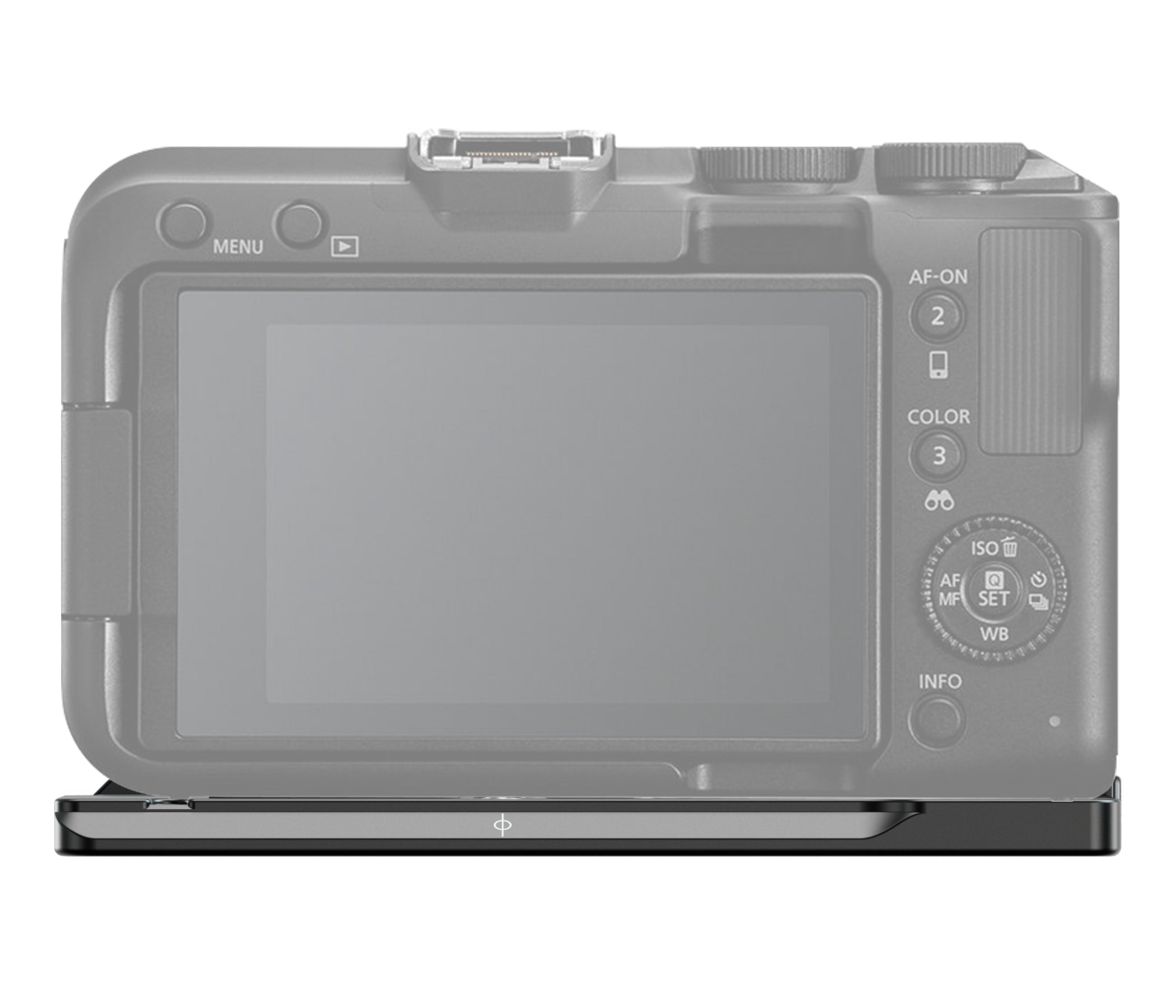 Leofoto LPC-R50V L Plate for Canon R50V Camera | Arca Compatible