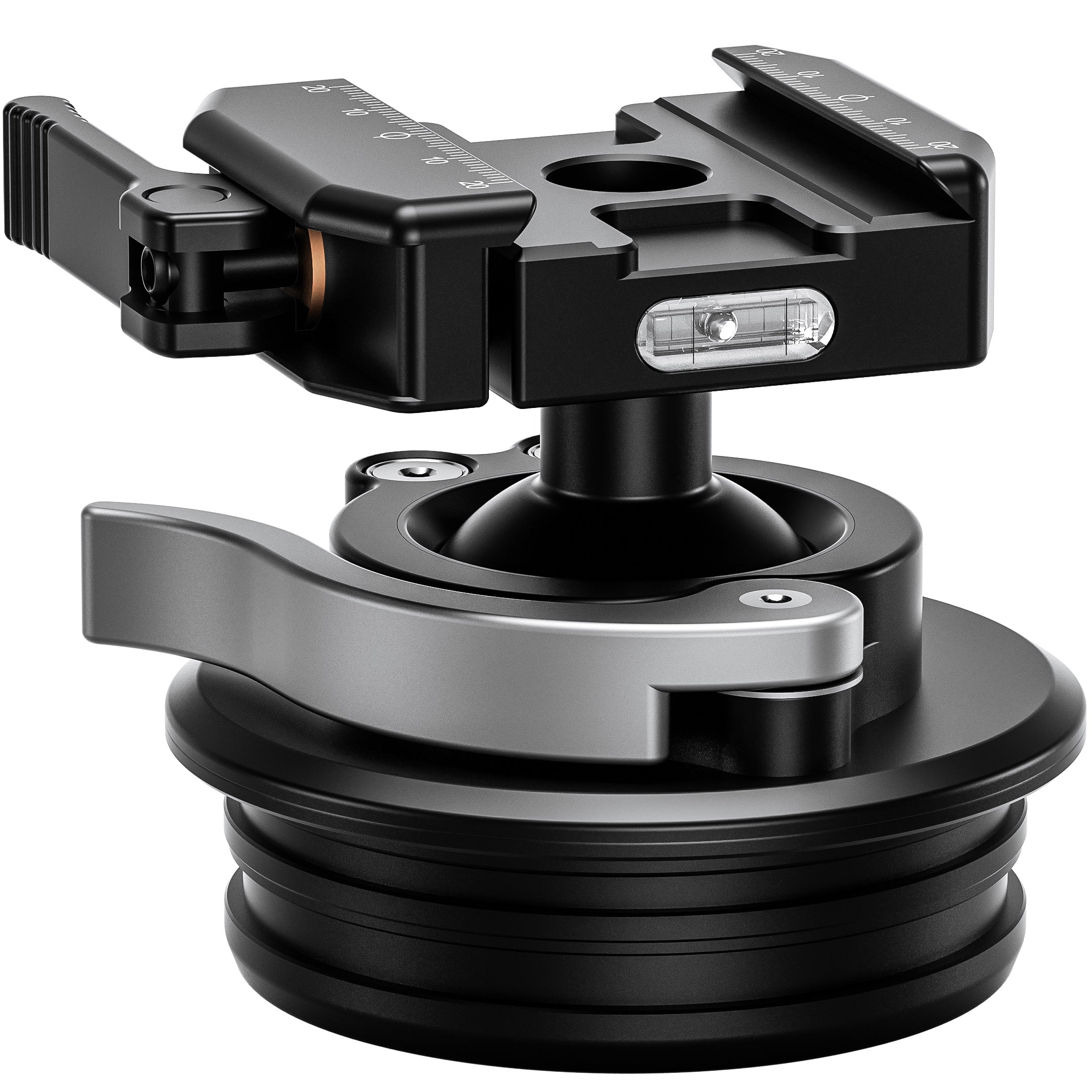 Leofoto STB-75 X-Version Rapid Lever-Lock Outdoors Ball Head with Integrated 75mm Bowl Adapter