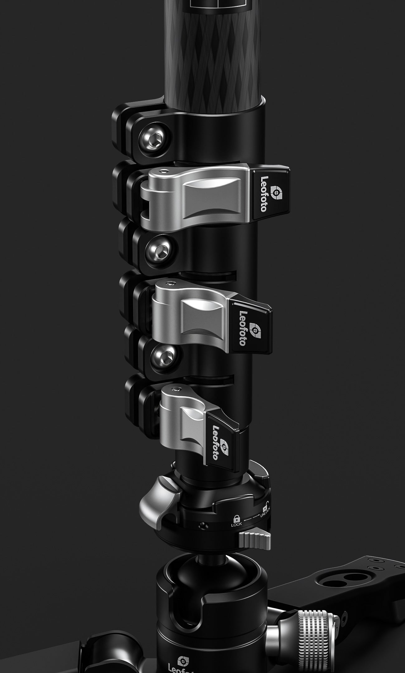 Leofoto MF-324CL(Long) + VD-04 Upgraded Video Monopod System with Base