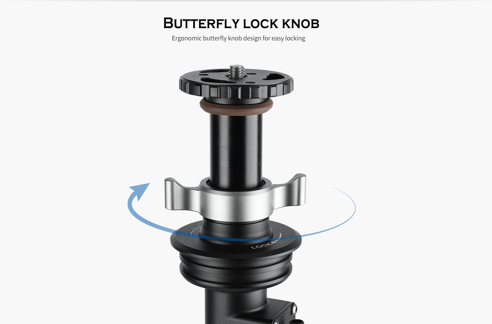 “Open Box" Leofoto GC-364C/ GC-404C Geared Center Column for 75mm/100mm Bowl Tripods