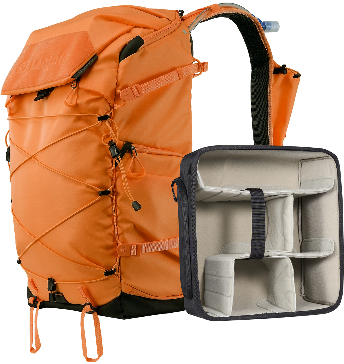 Leofoto 35L All-in-One Travel & Outdoor Camera Backpack (Black / Yello