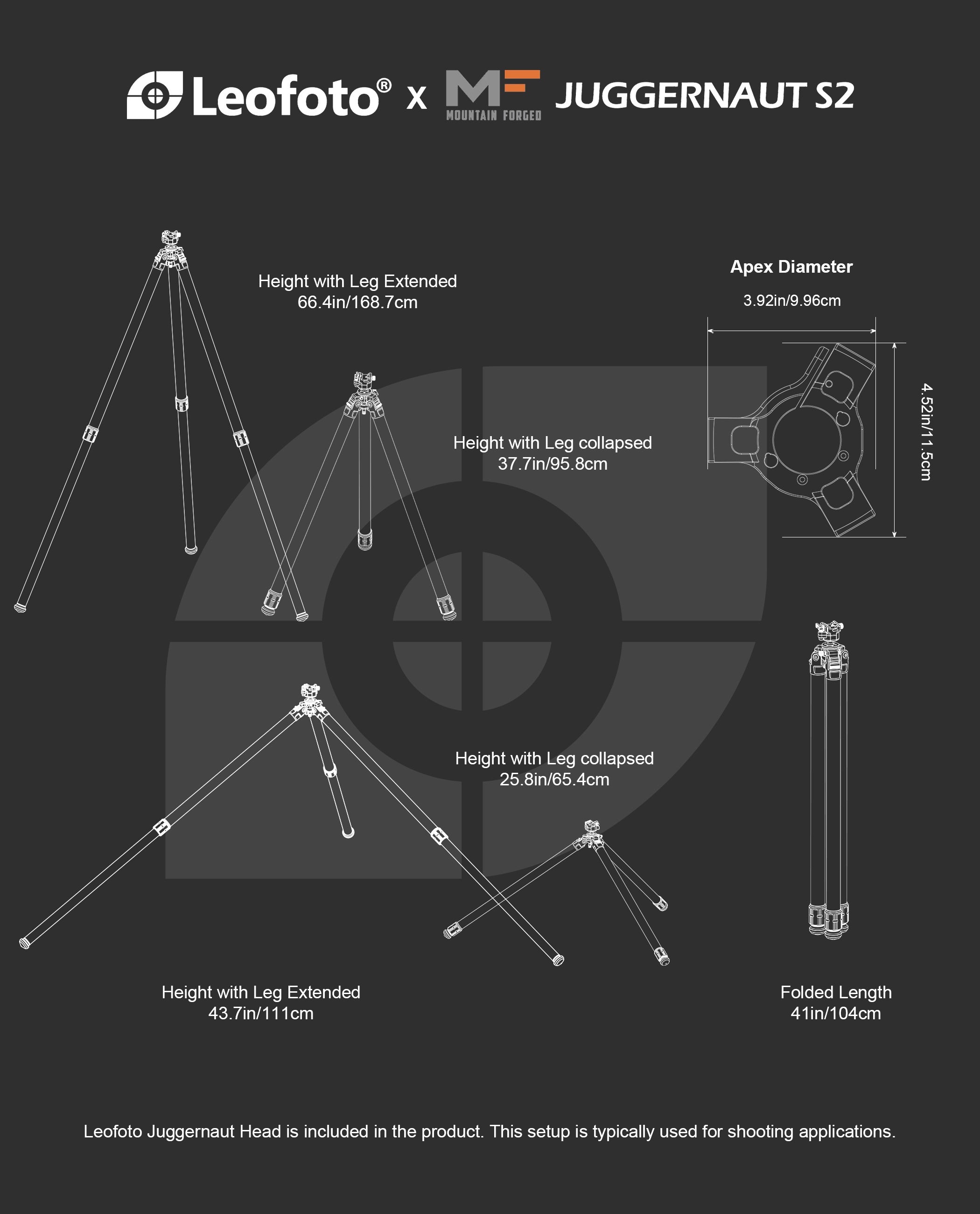 Leofoto X Mountain Forged Juggernaut S2