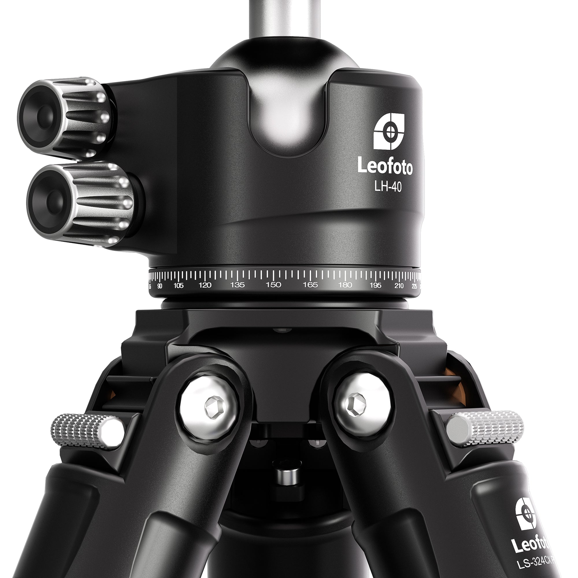 Leofoto LS-324CXPRO+LH-40LR X Version Ranger Series Tripod Set | Water-Resistant and Improved Carbon Fiber