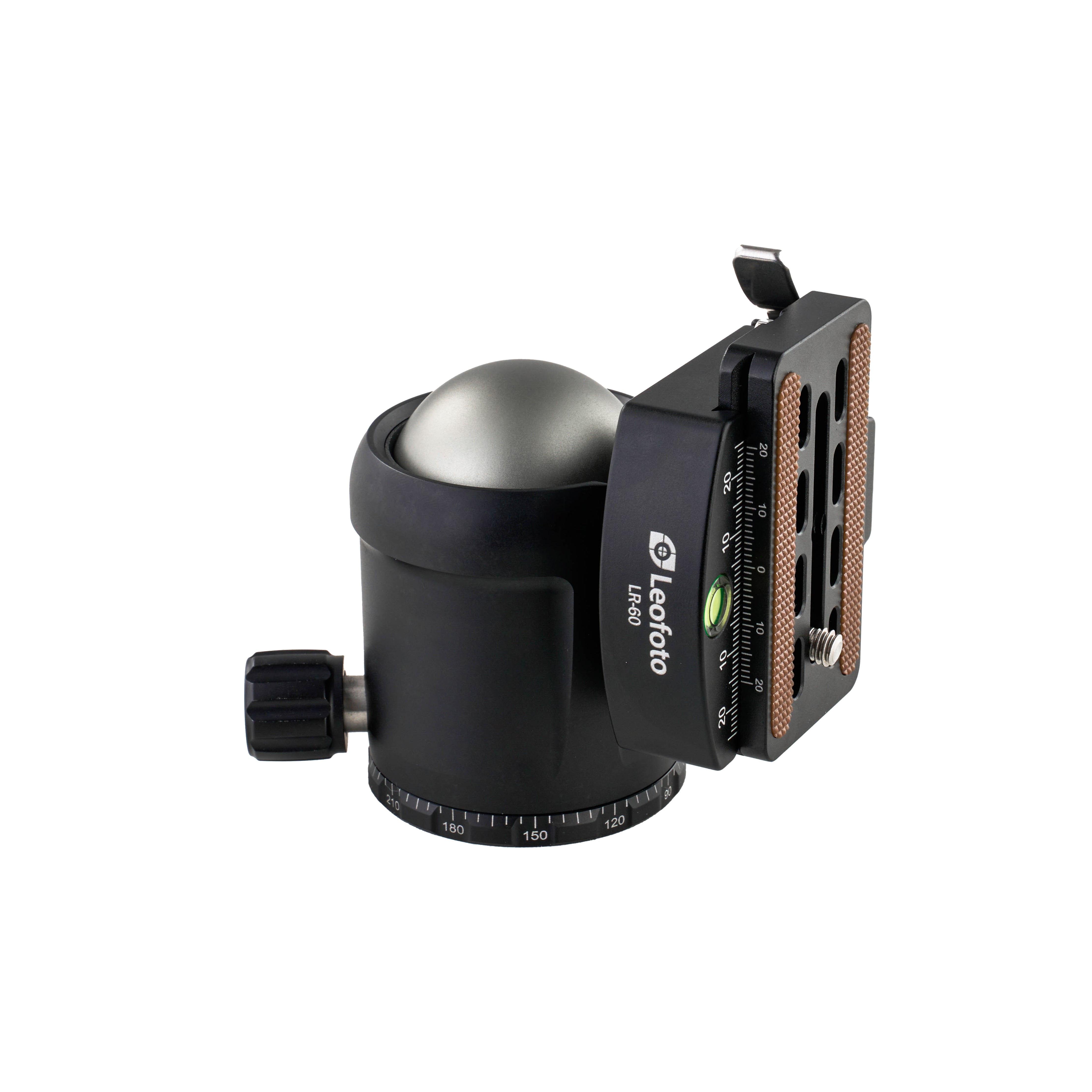 Leofoto NB-46LR Pro Ball Head with Lever-Release Clamp and QP-70N QR Plate | Arca Compatible