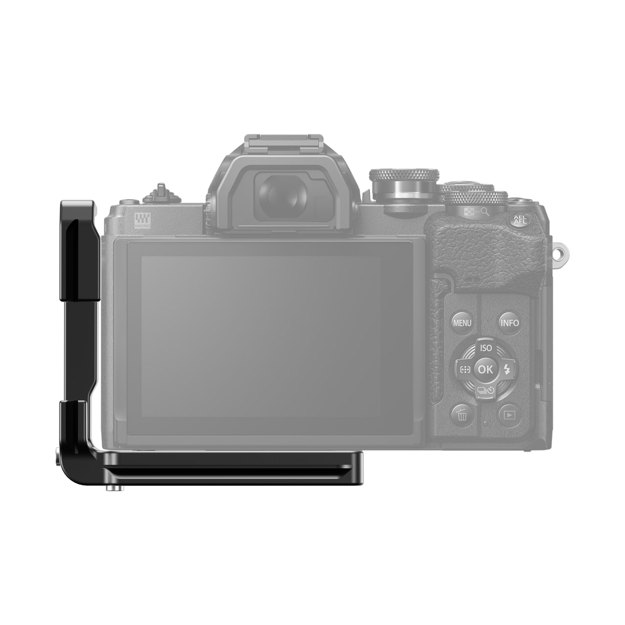 Leofoto LPO-OM-1 L Plate for Olympus OM System OM-1/Mark II | Arca Compatible