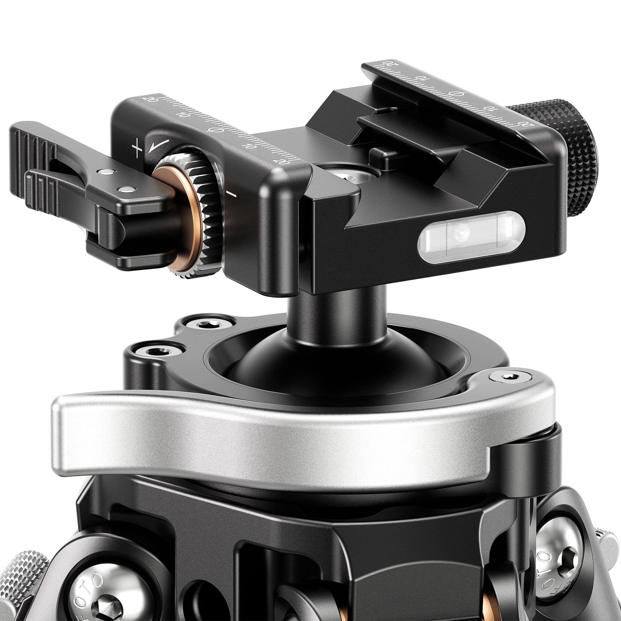 Leofoto STO-322CX Inverted Outdoors Series Carbon Fiber Tripod with Integrated Lever-Control Ballhead | Leg Tube Diameter: 32/36 mm