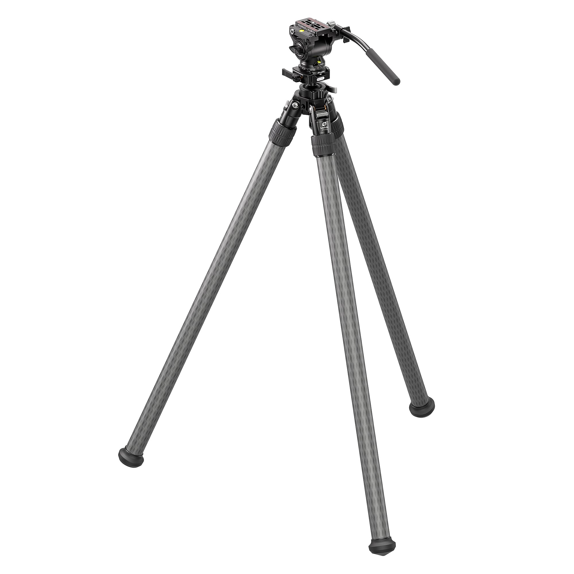 Leofoto STO-322CX Inverted Outdoors Series Carbon Fiber Tripod with Integrated Lever-Control Ballhead | Leg Tube Diameter: 32/36 mm