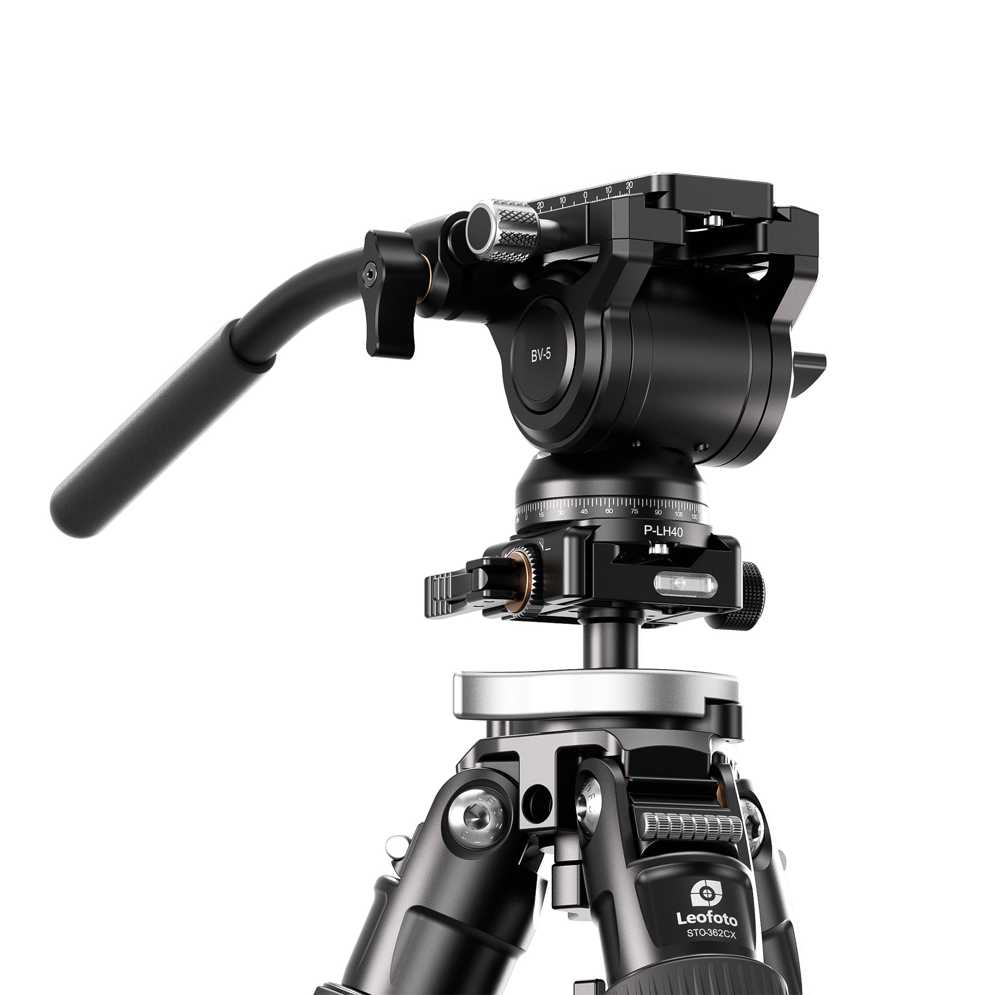 Leofoto STO-362CX Inverted Outdoors Series Carbon Fiber Tripod with Integrated Lever-Control Ballhead | Leg Tube Diameter: 36/40 mm