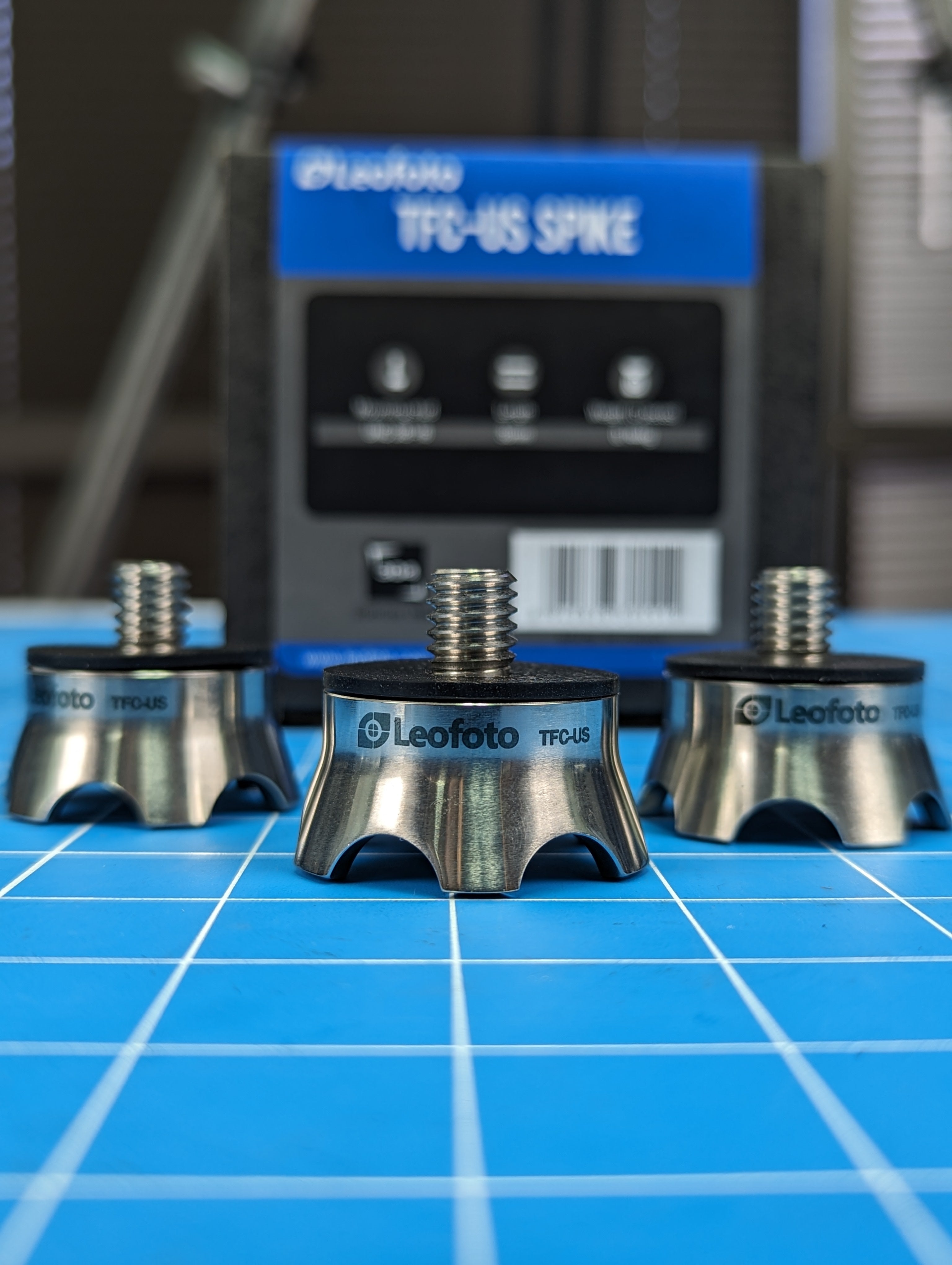 Leofoto TFC-US | Set of 3 Tripod Claw Feet 3/8'' Thread