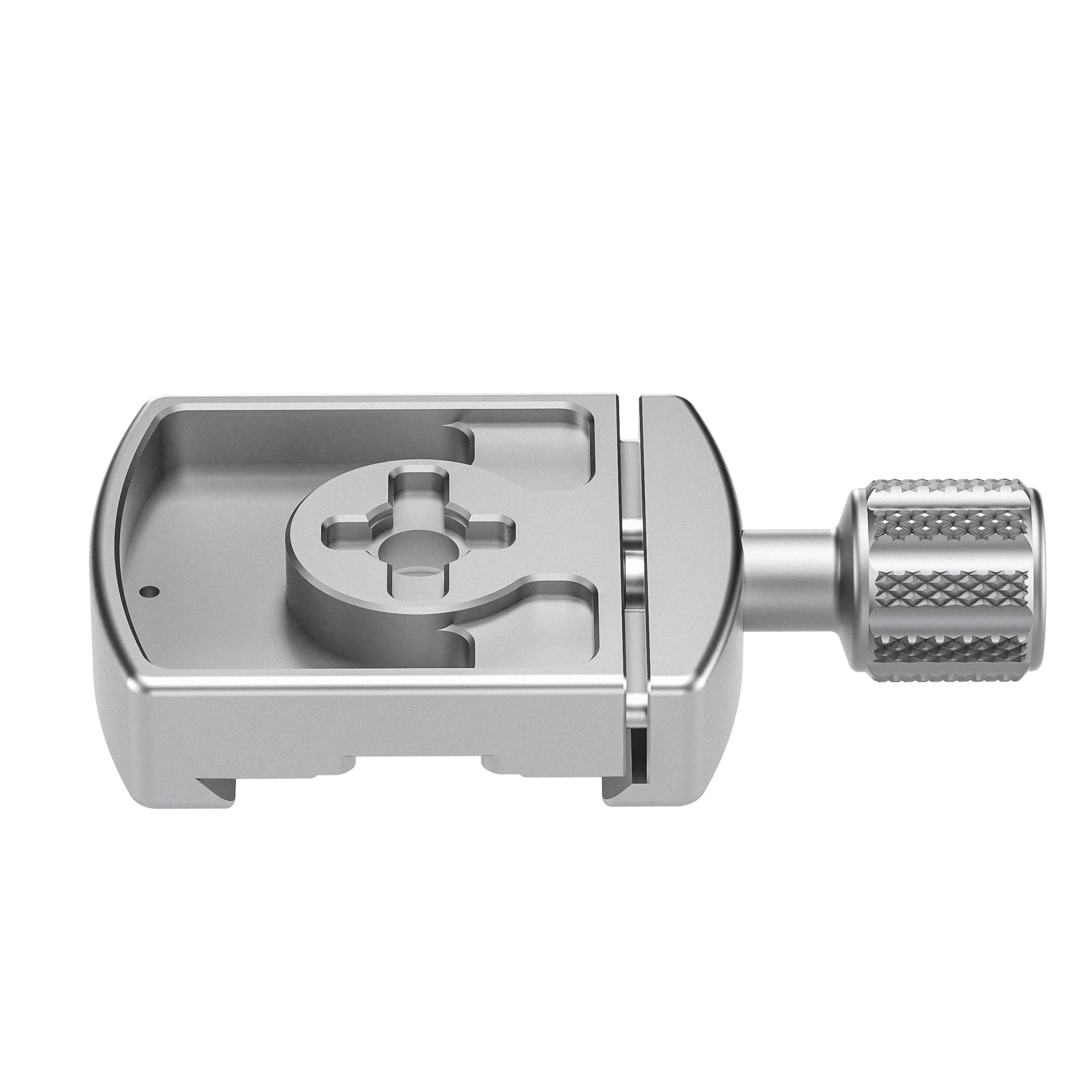 ルーボー Leofoto LHC-50 Silver 50mm Screw-Knob Clamp With QP-70N 70mm Plate Arc