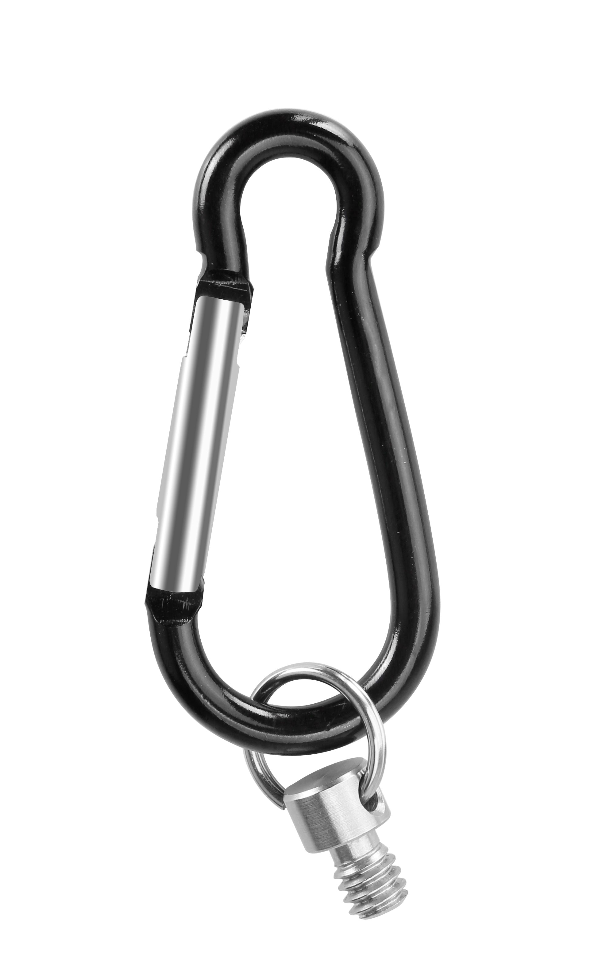 Leofoto Carabiner with 1/4" Weight Hook & Optional 3/8" Mounting Stud