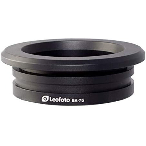 "Open Box" Leofoto BA-75 75mm Half-Bowl Video Head Adapter for LN-364C, LM-3xxC