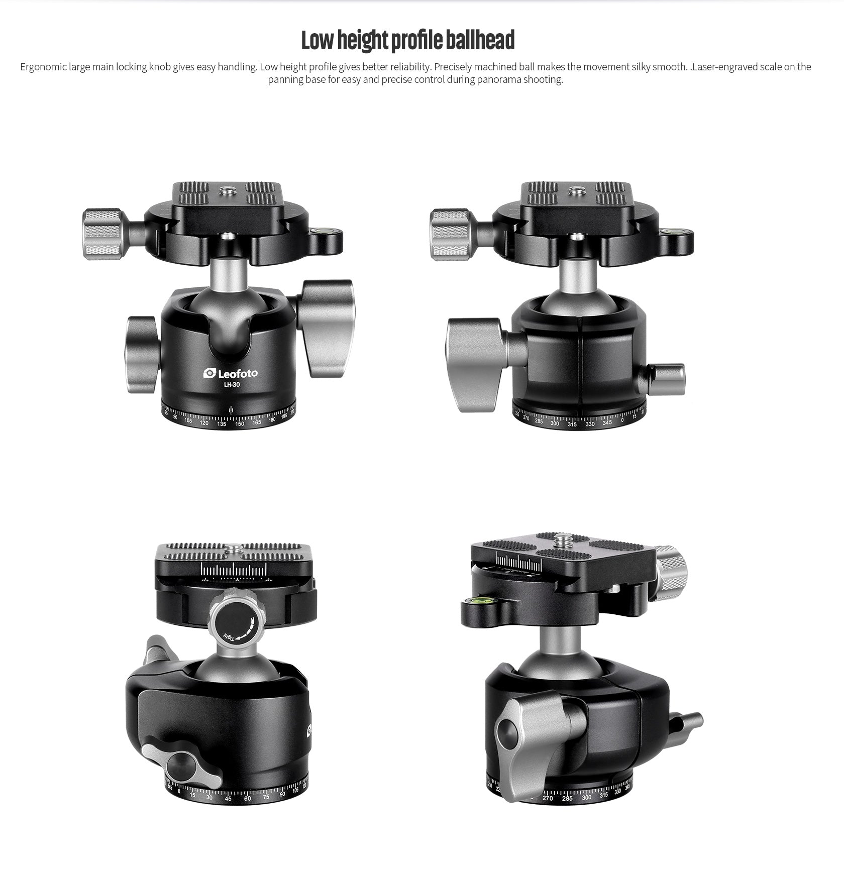 Leofoto LS-284CEXX Tripod with Integrated Leveling Base + Ballhead Set