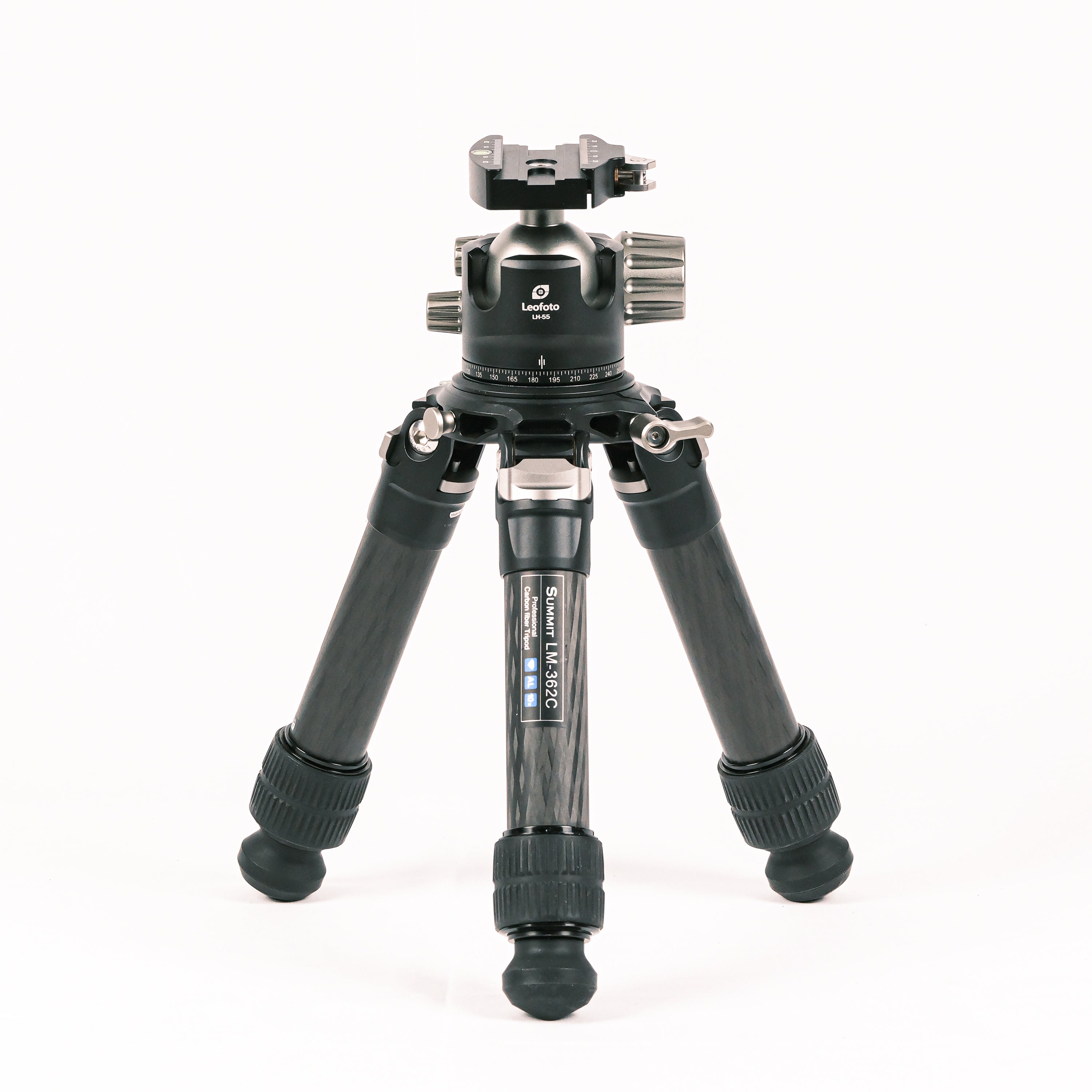 Leofoto LM-362C Short Carbon Fiber Tripod with 75mm Video Bowl+Platfor