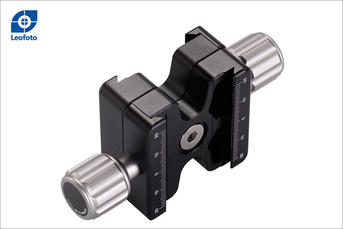 Leofoto DDC-50 + BPL-50N Bidirectional Subtend Double Clamp MINI CLAMP