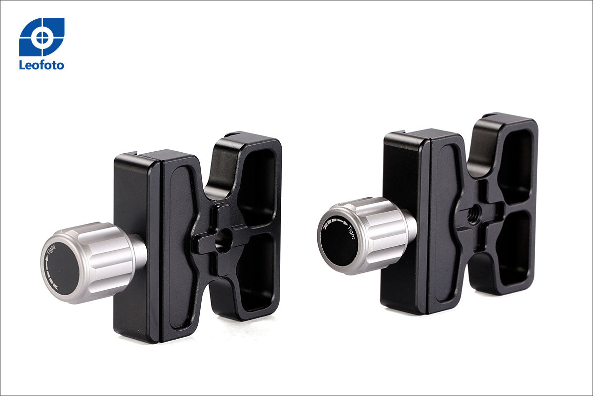 Leofoto DDC-50 + BPL-50N Bidirectional Subtend Double Clamp MINI CLAMP