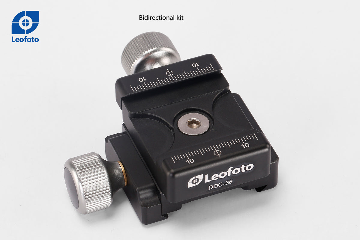 Leofoto DDC-38 + BPL-50N Bidirectional Subtend Double Clamp MINI CLAMP