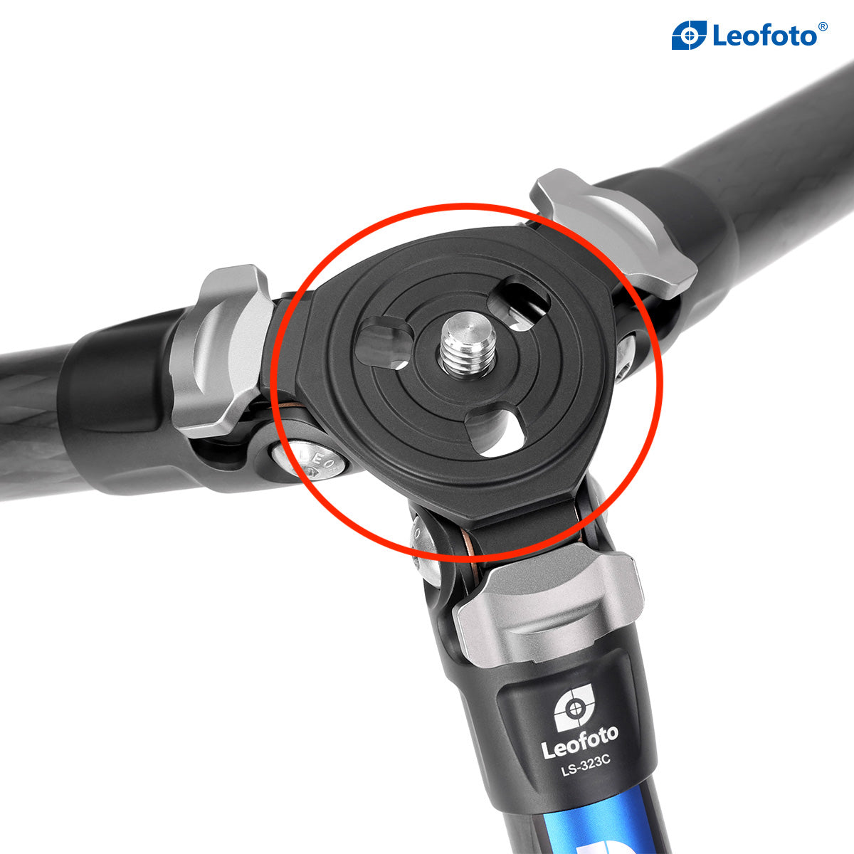Leofoto Tripod Compact Apex | Convert from Standard to Compact Modular Apex | LM/SA Series to LS Series