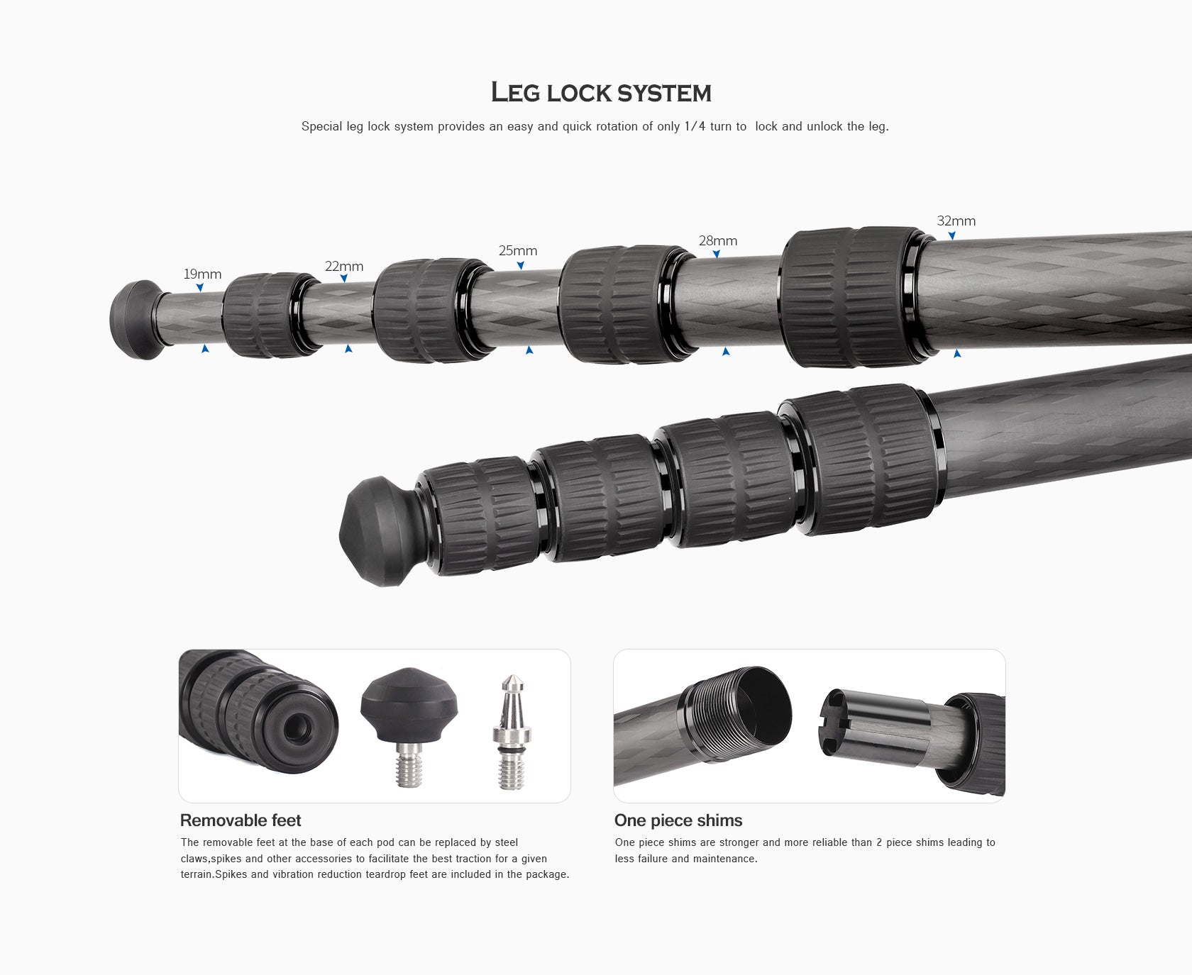 Leofoto LS-325C Ranger Series Tripod Set