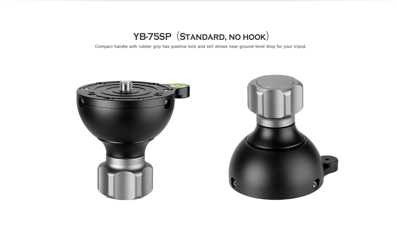 Leofoto YB-75LP / YB-75MP / YB-75SP | Leveling Base with Handle for 75mm  Bowl | 3/8