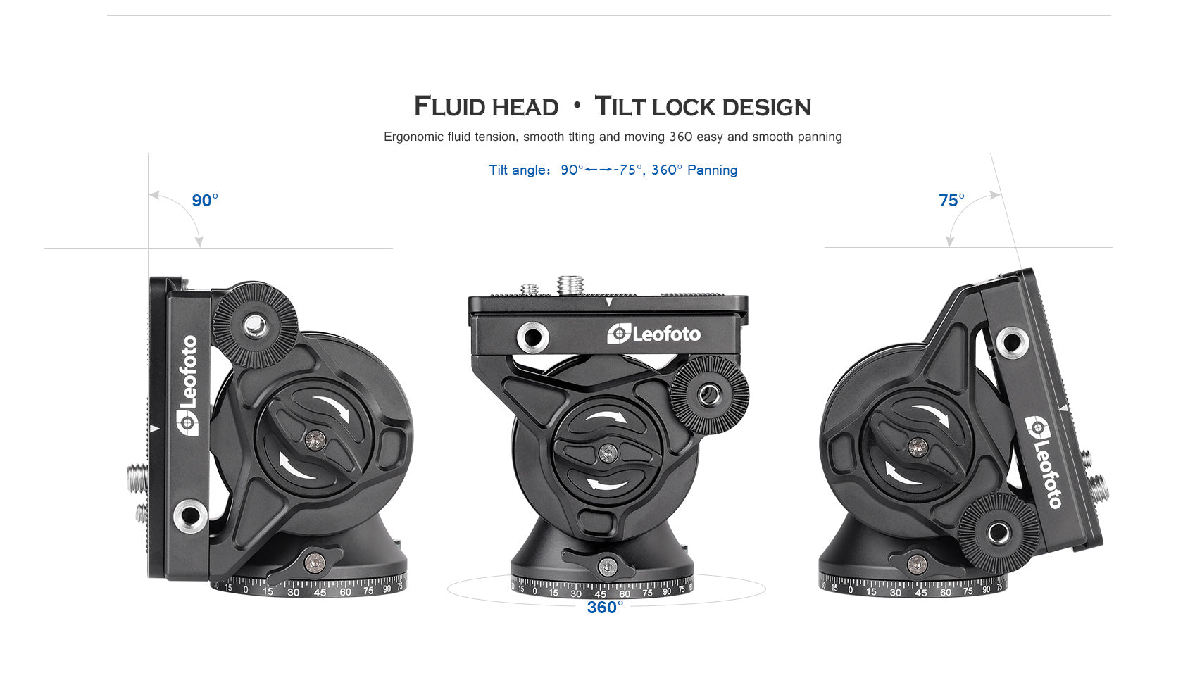 Leofoto MV-324CL(Long) + VD-03 + BV-10 Video Monopod System with Base