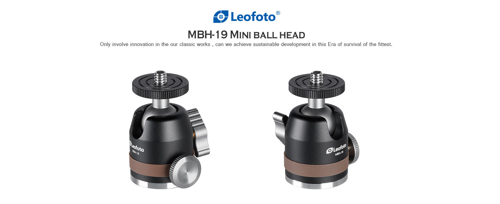 Leofoto MT-02 Aluminum Mini Table Top Tripod (Optional Ball Head Kits)