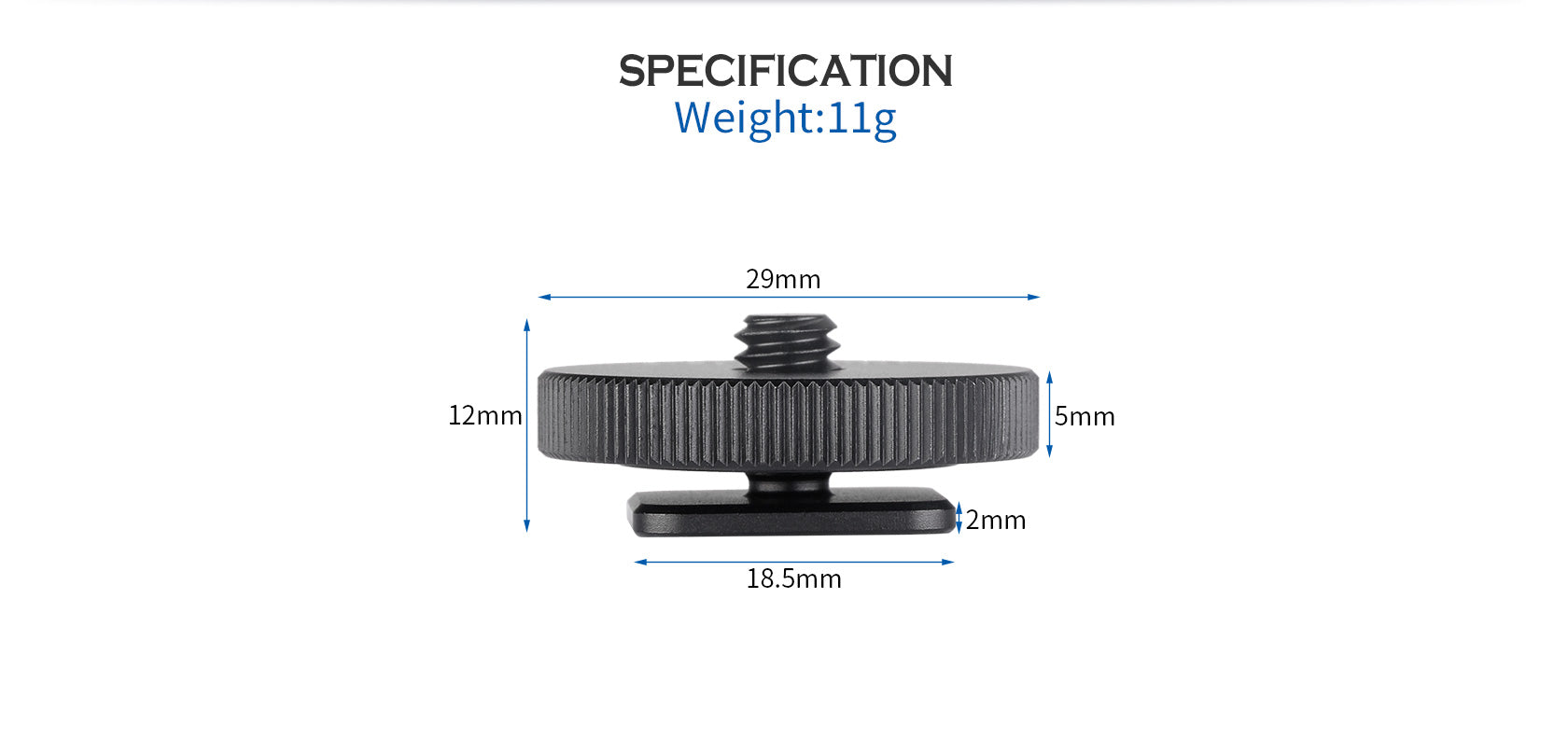 Leofoto FA-01 / FA-02 Hot Shoe Conversion Adapter
