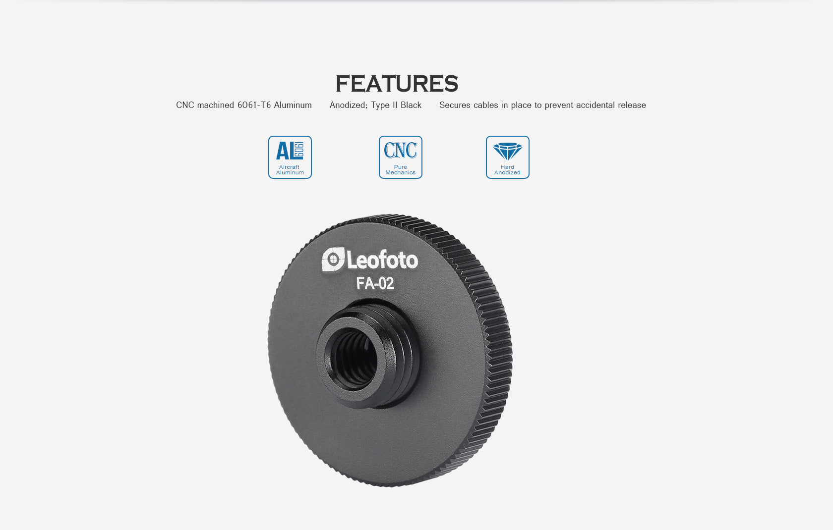 Leofoto FA-01 / FA-02 Hot Shoe Conversion Adapter