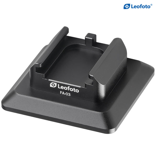 Leofoto FA-03 Flash Cold Shoe Conversion Adapter for ARCA Clamps