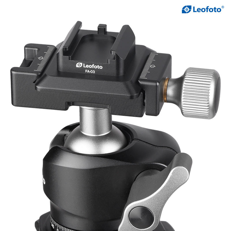 Leofoto FA03 Flash Cold Shoe Conversion Adapter for ARCA Clamps